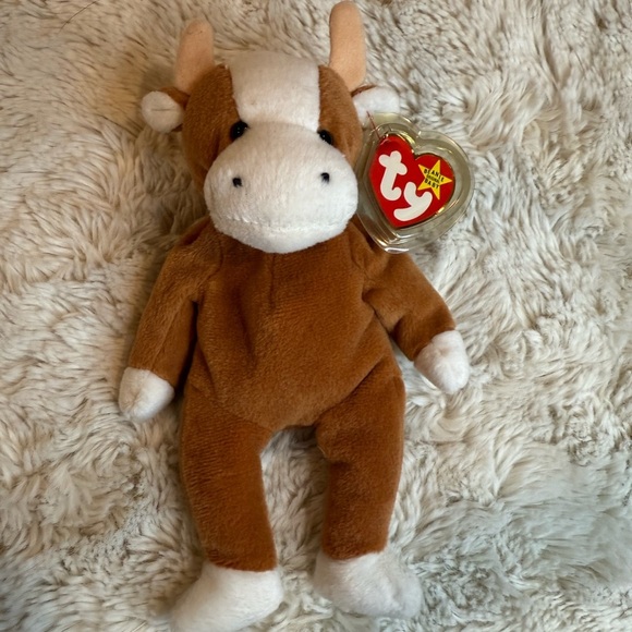 Ty Beanie cow rare collectible - Picture 3 of 14